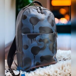 COACH METROPOLITAN WILD BEAST CAMO BACKPACK